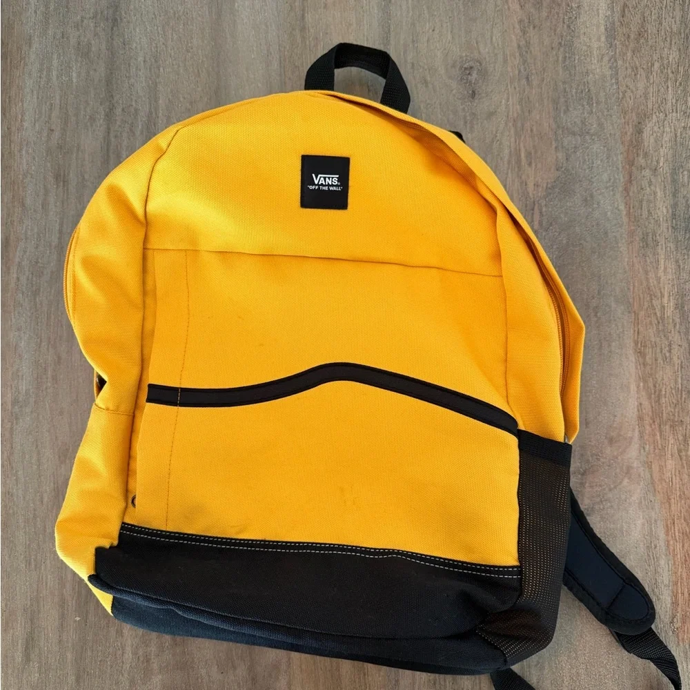 Vans Yellow and Black Everyday Backpack